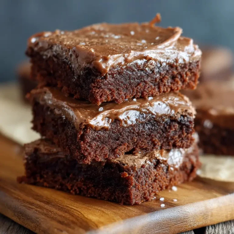 Fudge Frosted Brownies