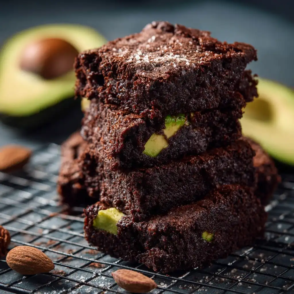 Fudgy Avocado Brownies