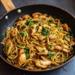 Garlic Butter Chicken Lo Mein