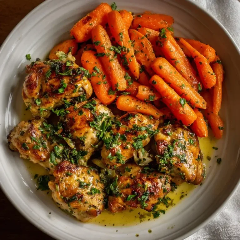 Garlic Butter Chicken and Carrots