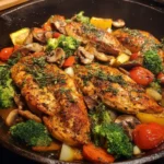 Garlic Butter Chicken and Veggie Medley