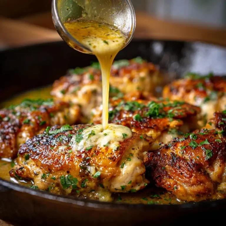 Garlic Butter Chicken with Garlic Butter Drizzle