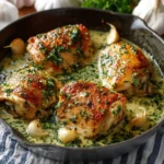 Garlic Butter Chicken with Garlic Butter Skillet Sauce