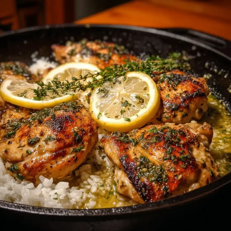 Garlic Butter Chicken with Lemon Thyme