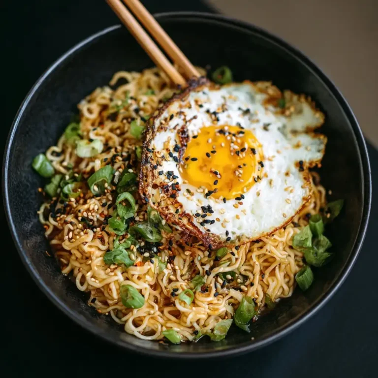 Garlic Sesame Ramen Noodles