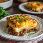 Ground Beef and Potato Casserole