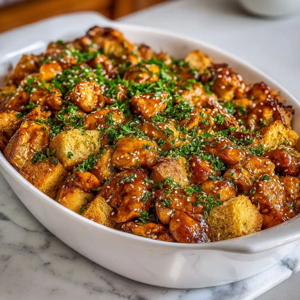 Honey Garlic Chicken Casserole