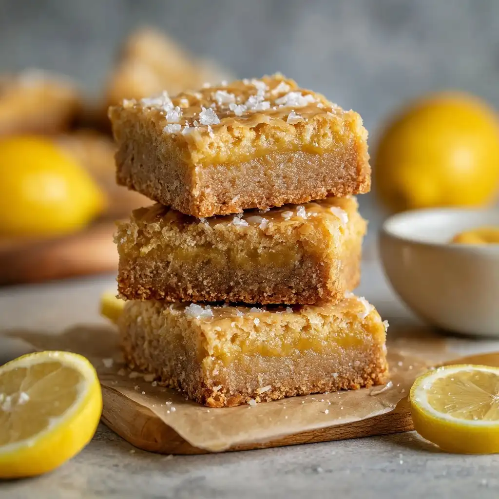 Lemon Blondie Bars
