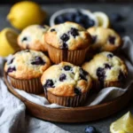 Lemon Blueberry Yogurt Muffins