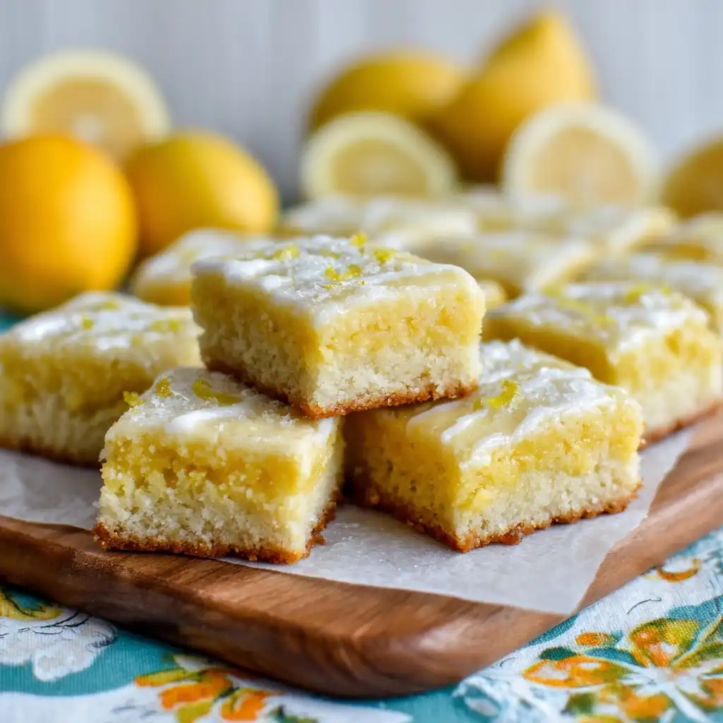 Lemon Brownie Bars