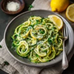 Lemon Parmesan Zucchini Noodles