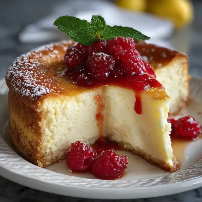 Lemon Ricotta Cheesecake