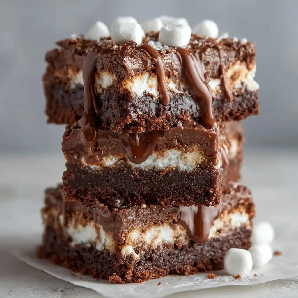 Marshmallow Chocolate Fudge Bars