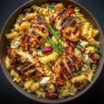 Mediterranean Grilled Chicken Pasta