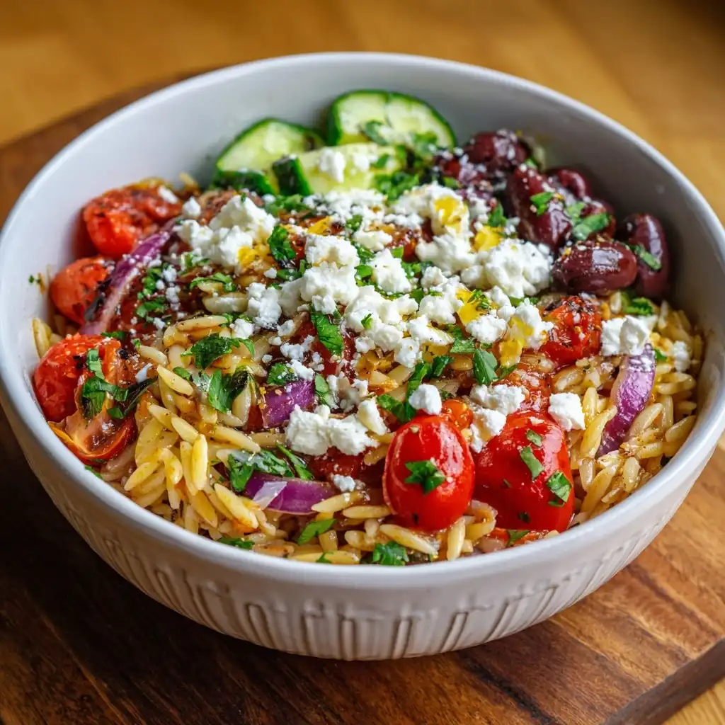 Mediterranean Orzo Bowl