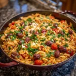 Mediterranean Orzo Casserole
