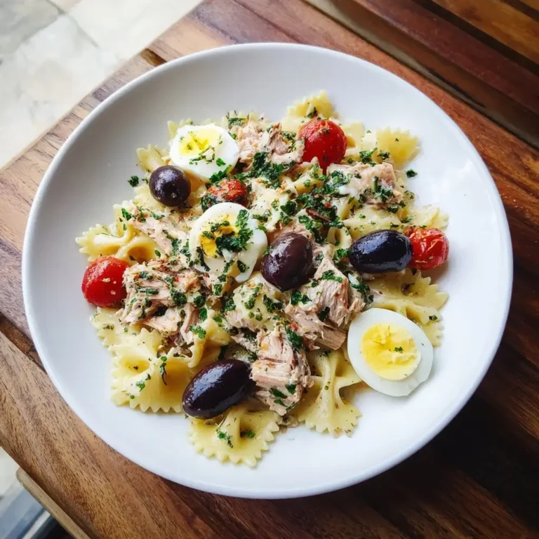 Mediterranean Tuna Pasta
