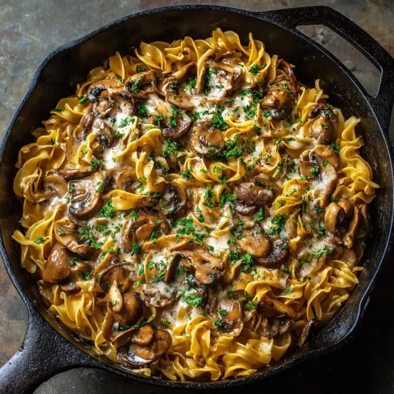 Mushroom Stroganoff Noodles