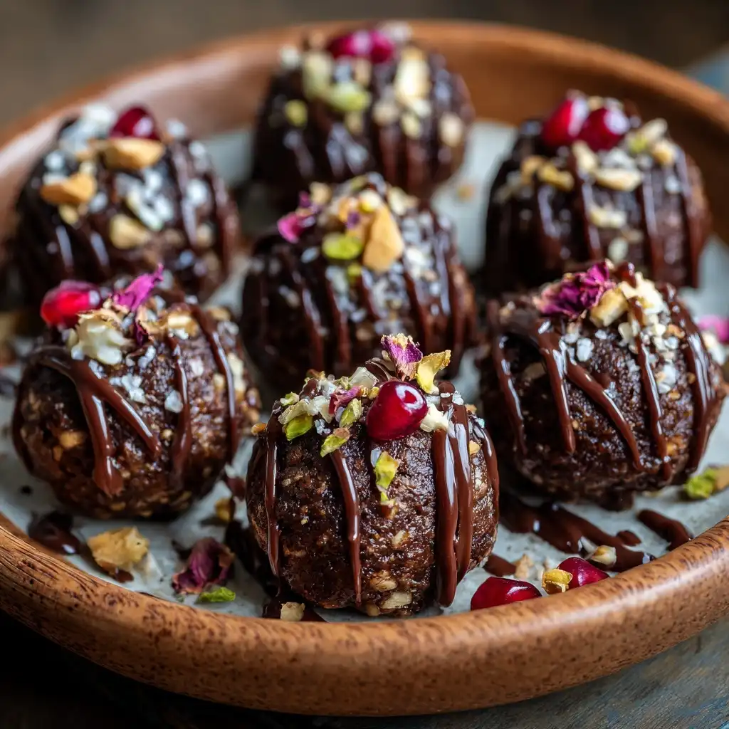 No-Bake Brownie Bites