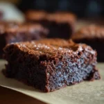 One Bowl Cocoa Brownies