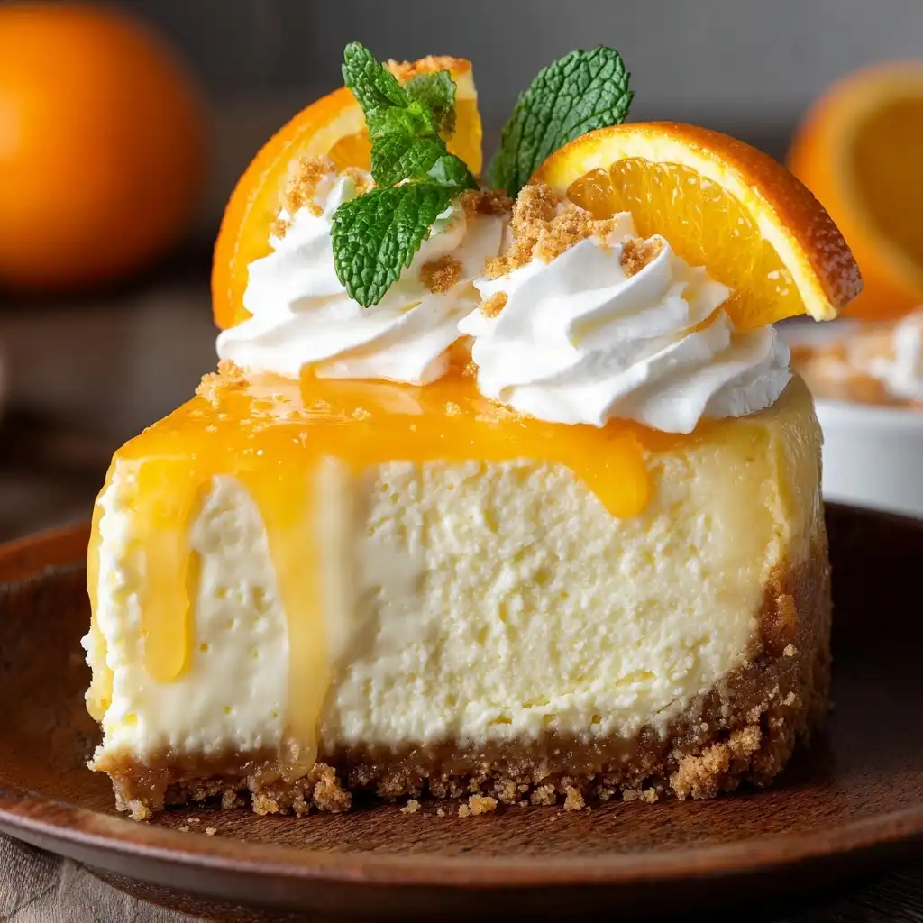 Orange Creamsicle Cheesecake