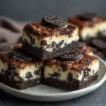 Oreo Cheesecake Stuffed Brownies