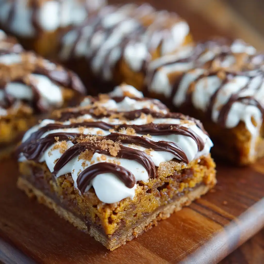 Pumpkin Blondie Bars