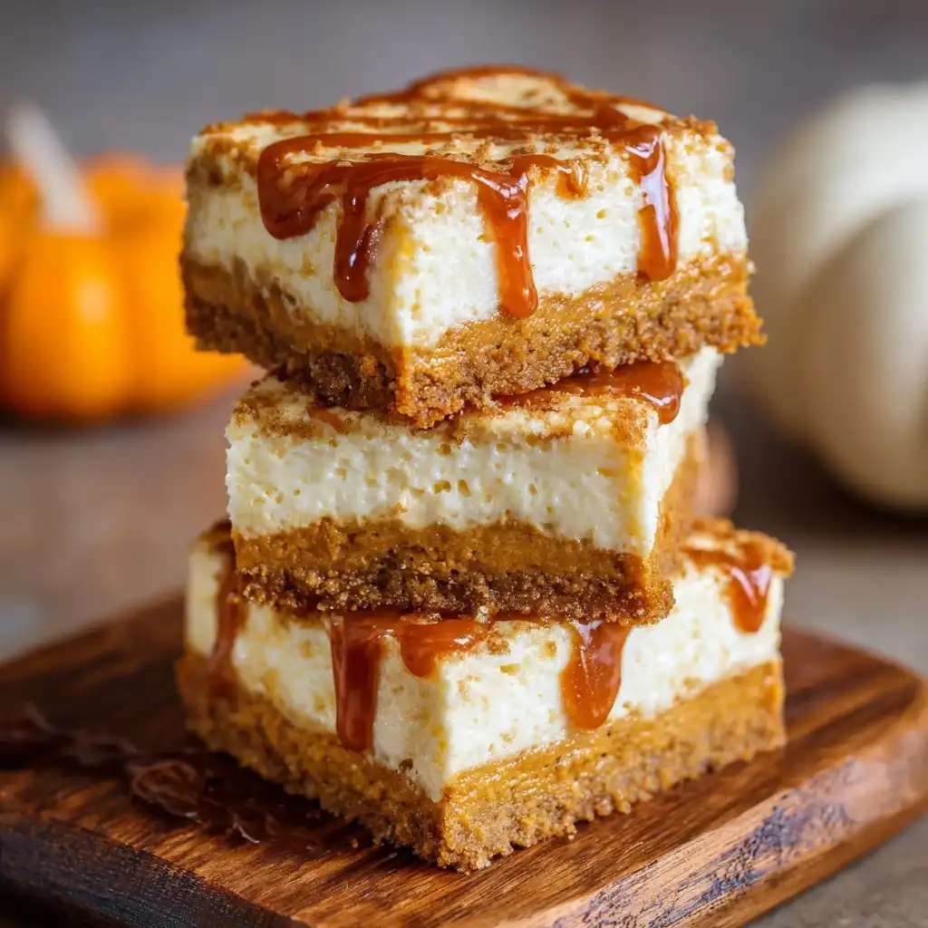 Pumpkin Cheesecake Bars