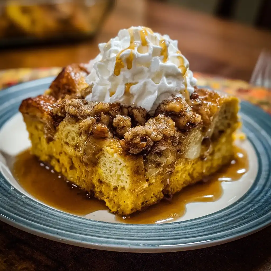 Pumpkin French Toast Casserole