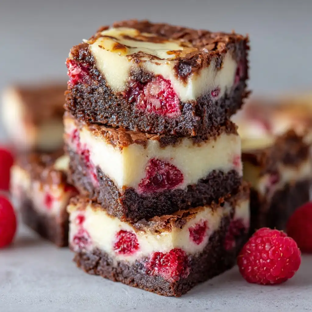 Raspberry Cheesecake Brownies