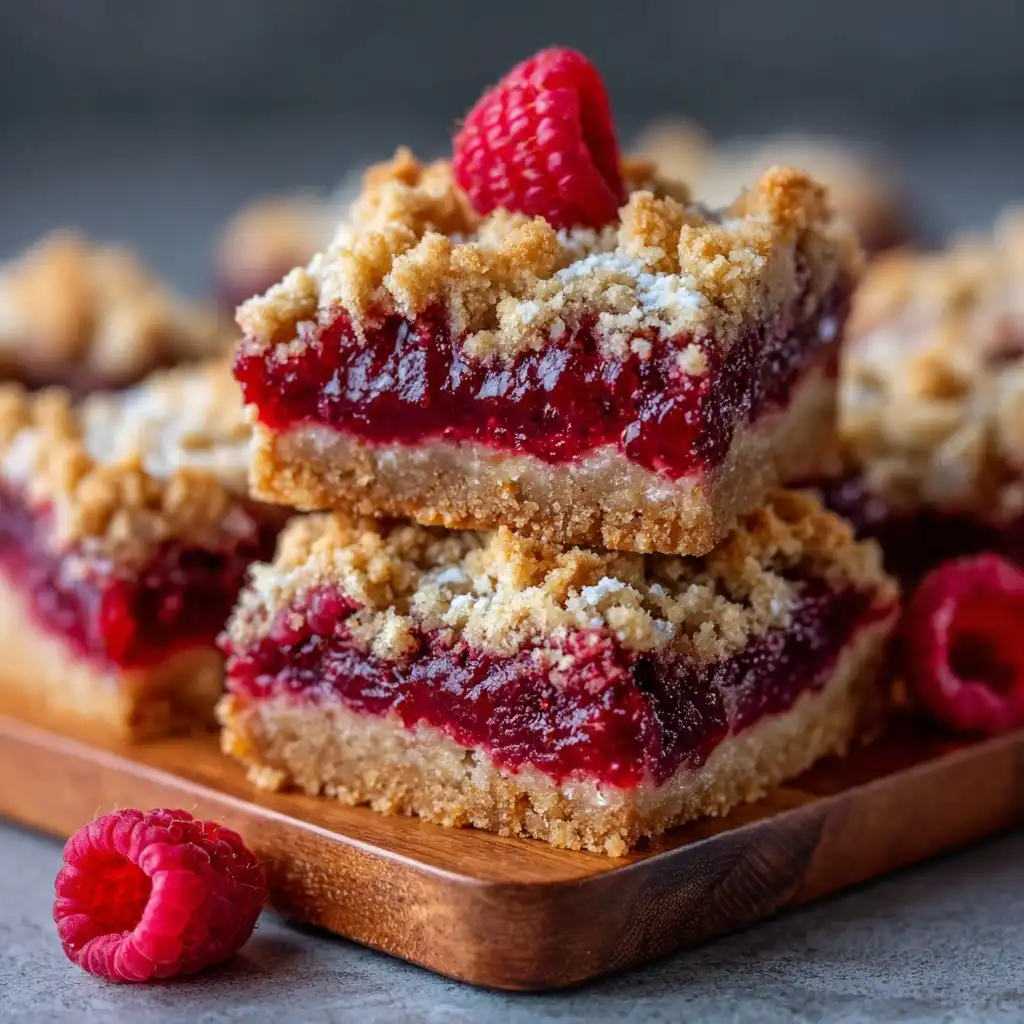 Raspberry Crumble Bars