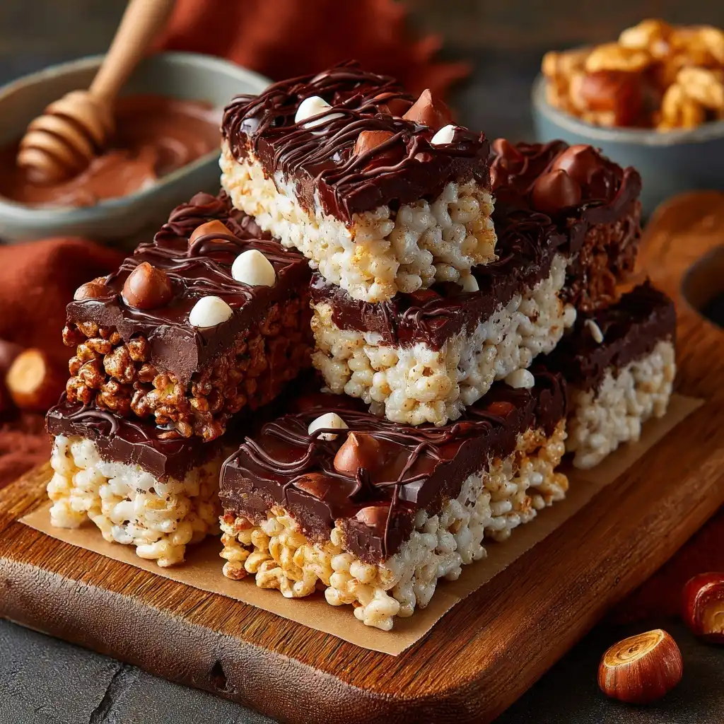 Rice Krispie Chocolate Bars