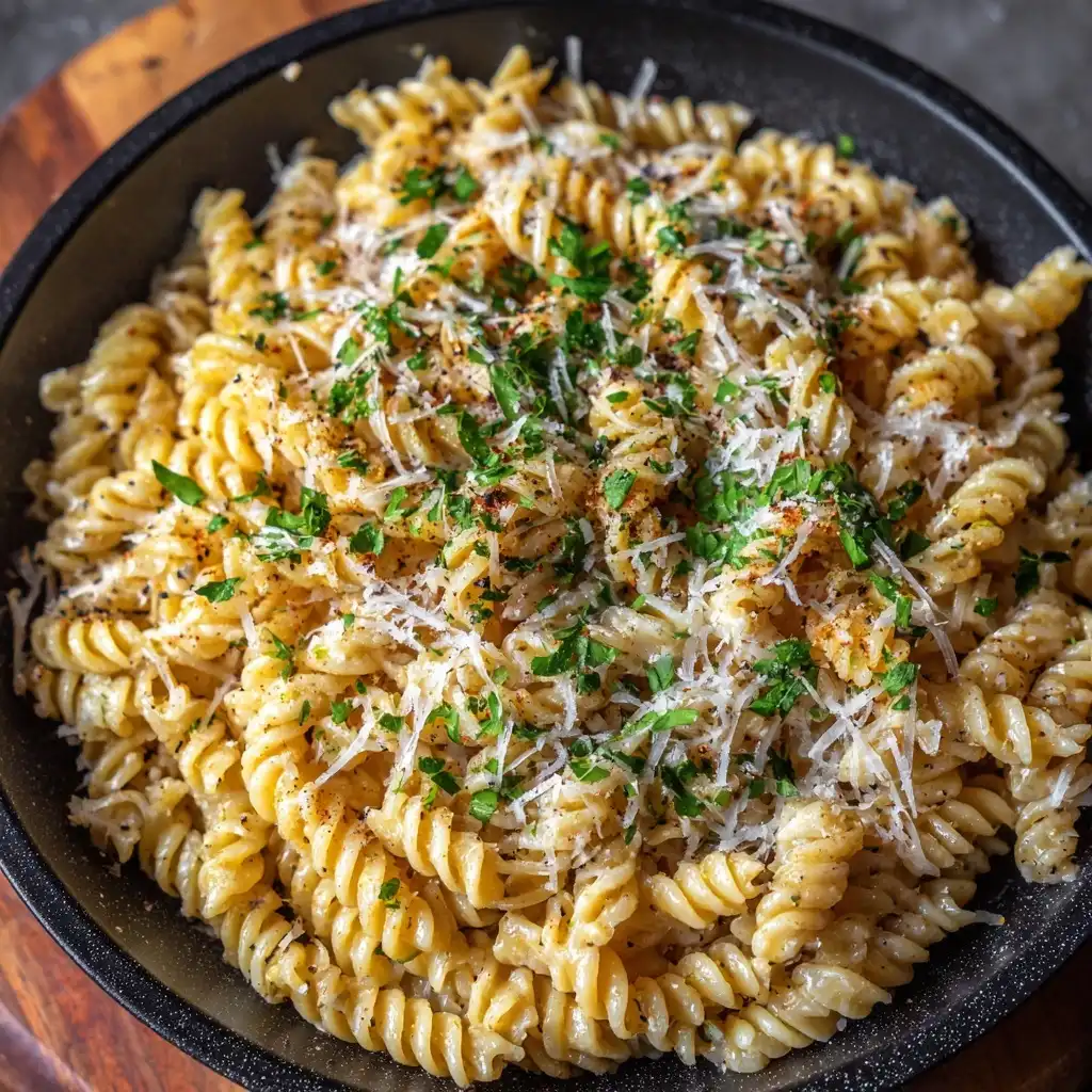 Roasted Garlic Parmesan Pasta