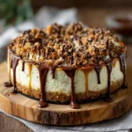 Samoa Cookie Cheesecake