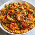 Spicy Arrabbiata Shrimp Pasta