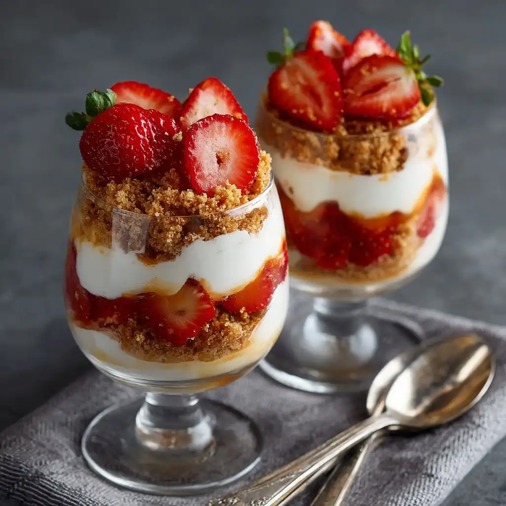 Strawberry Cheesecake Parfaits
