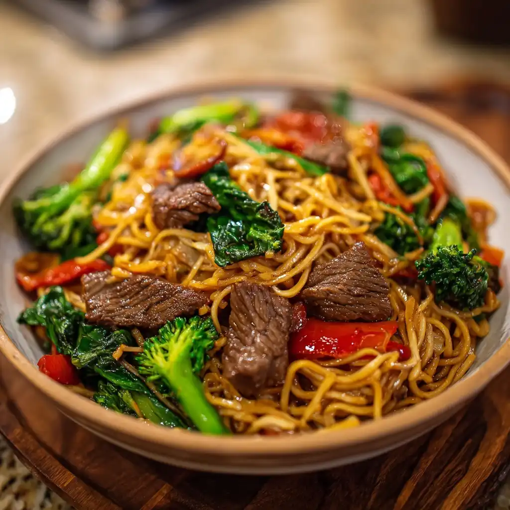 Teriyaki Beef Stir Fry Noodles