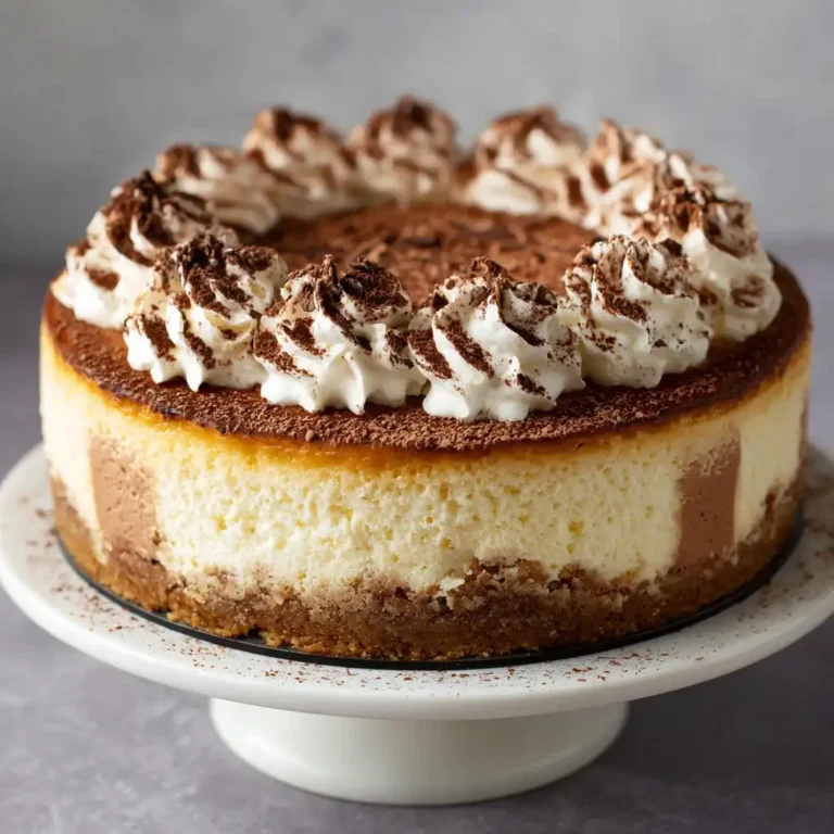 Tiramisu Inspired Cheesecake