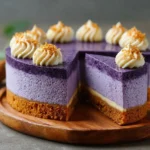 Ube Purple Yam Cheesecake
