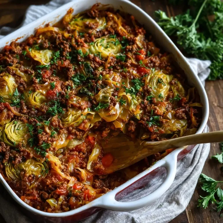 Unstuffed Cabbage Roll Casserole