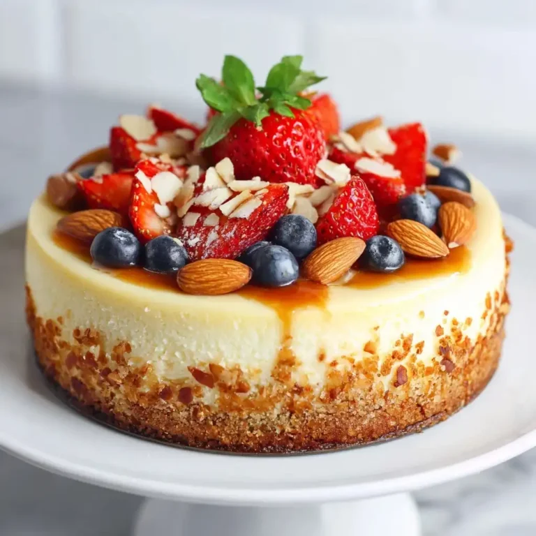 Vanilla Almond Cheesecake