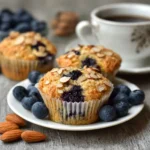 Almond Flour Blueberry Muffins