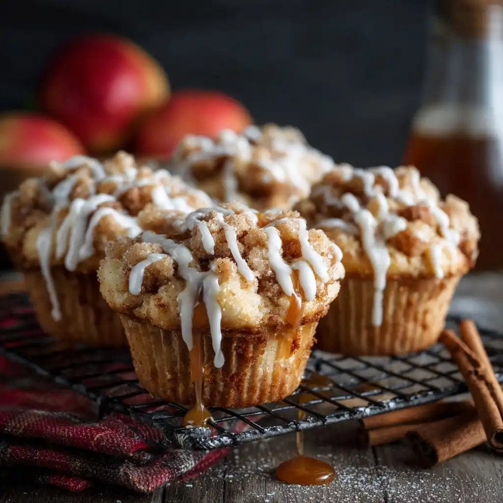 Apple Pie Stuffed Muffins