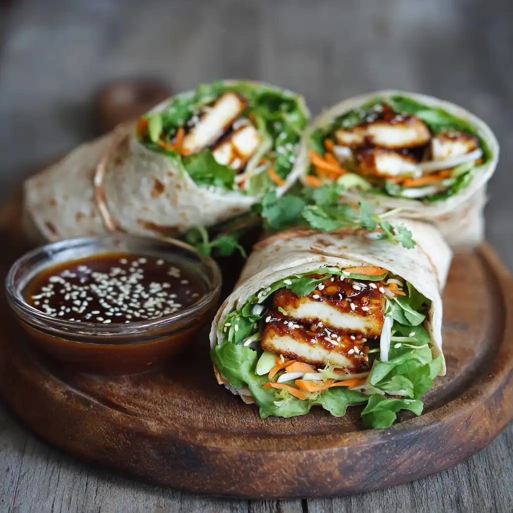 Asian Sesame Tofu Wrap