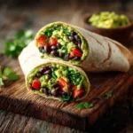 Avocado Black Bean Wrap