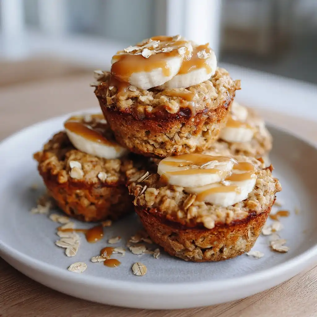 Banana Oatmeal Breakfast Muffins
