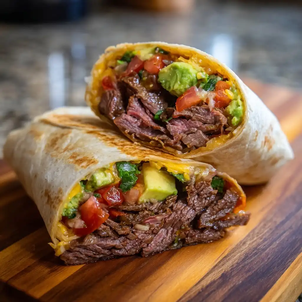 Beef and Avocado Wrap