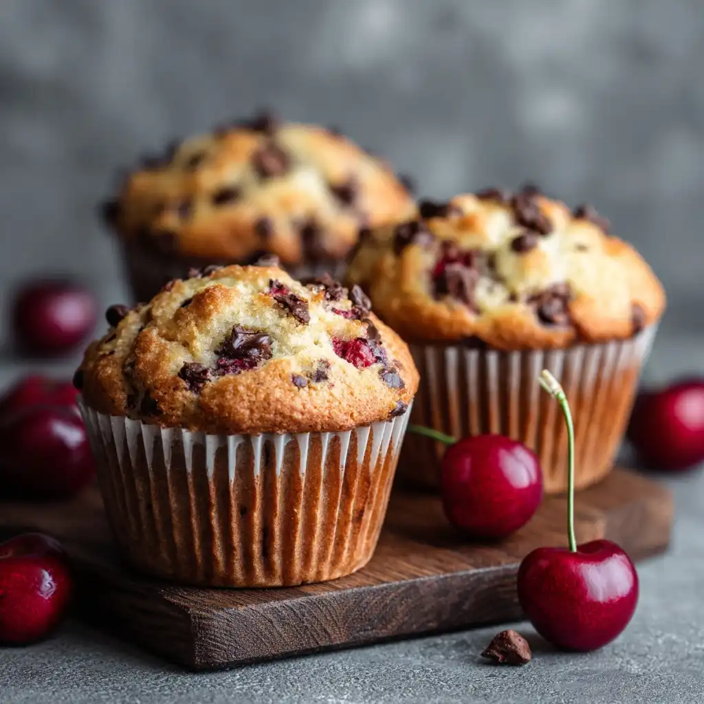 Cherry Chocolate Chip Muffins