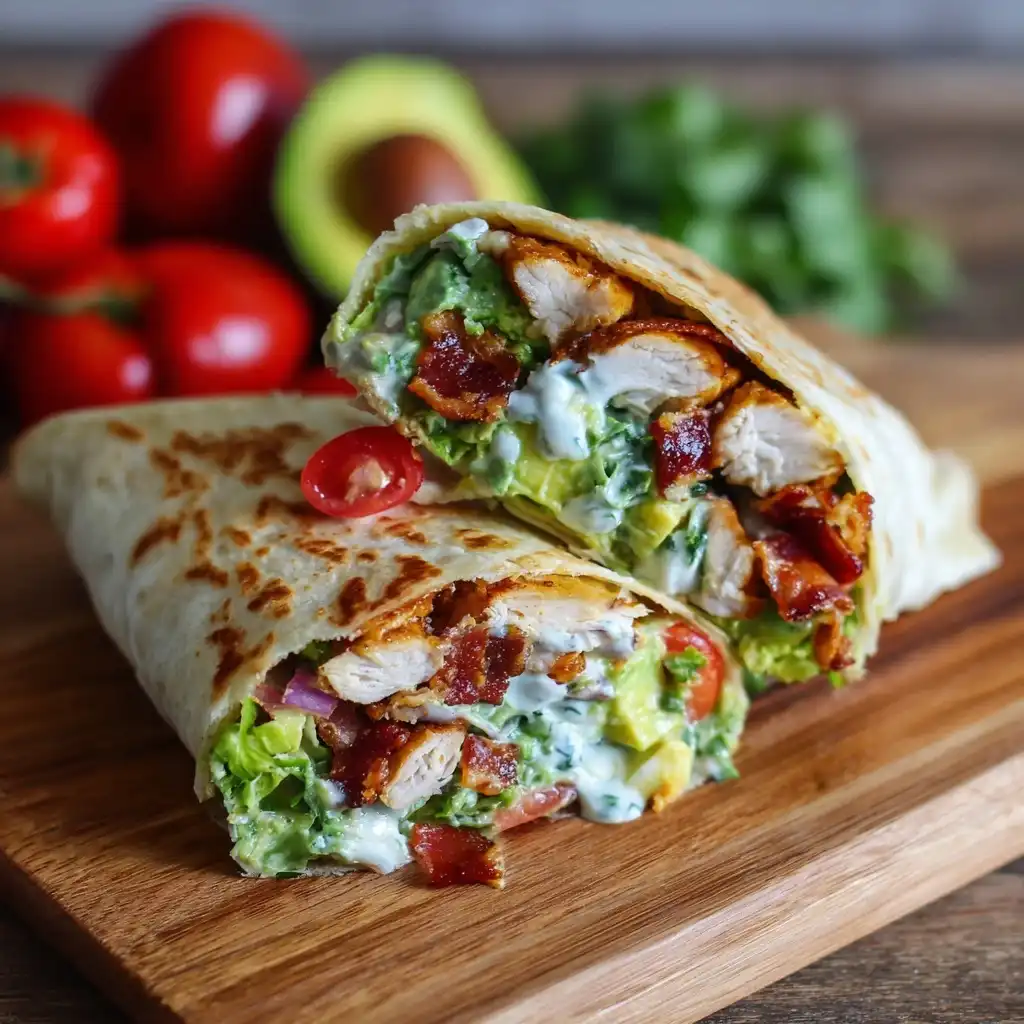 Chicken Avocado Ranch Wrap
