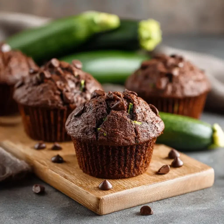 Chocolate Zucchini Muffins
